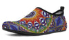 Aquabarefootshoes Men's Aqua Barefoot Shoes / US 5-6 / EU38-39 Sacred Sun Mandala