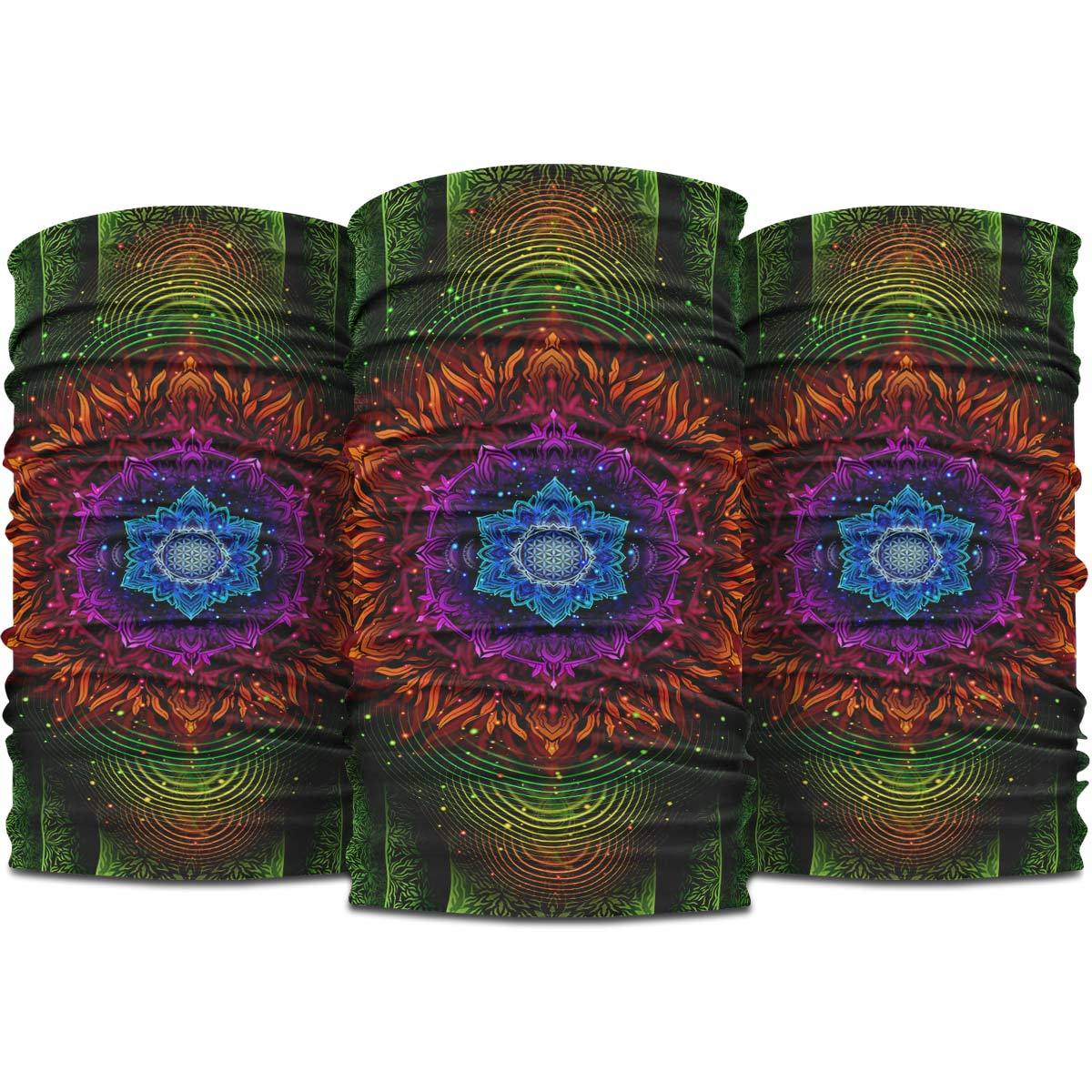 Bandana3packs 3-Pack Bandanas Aligned Flower