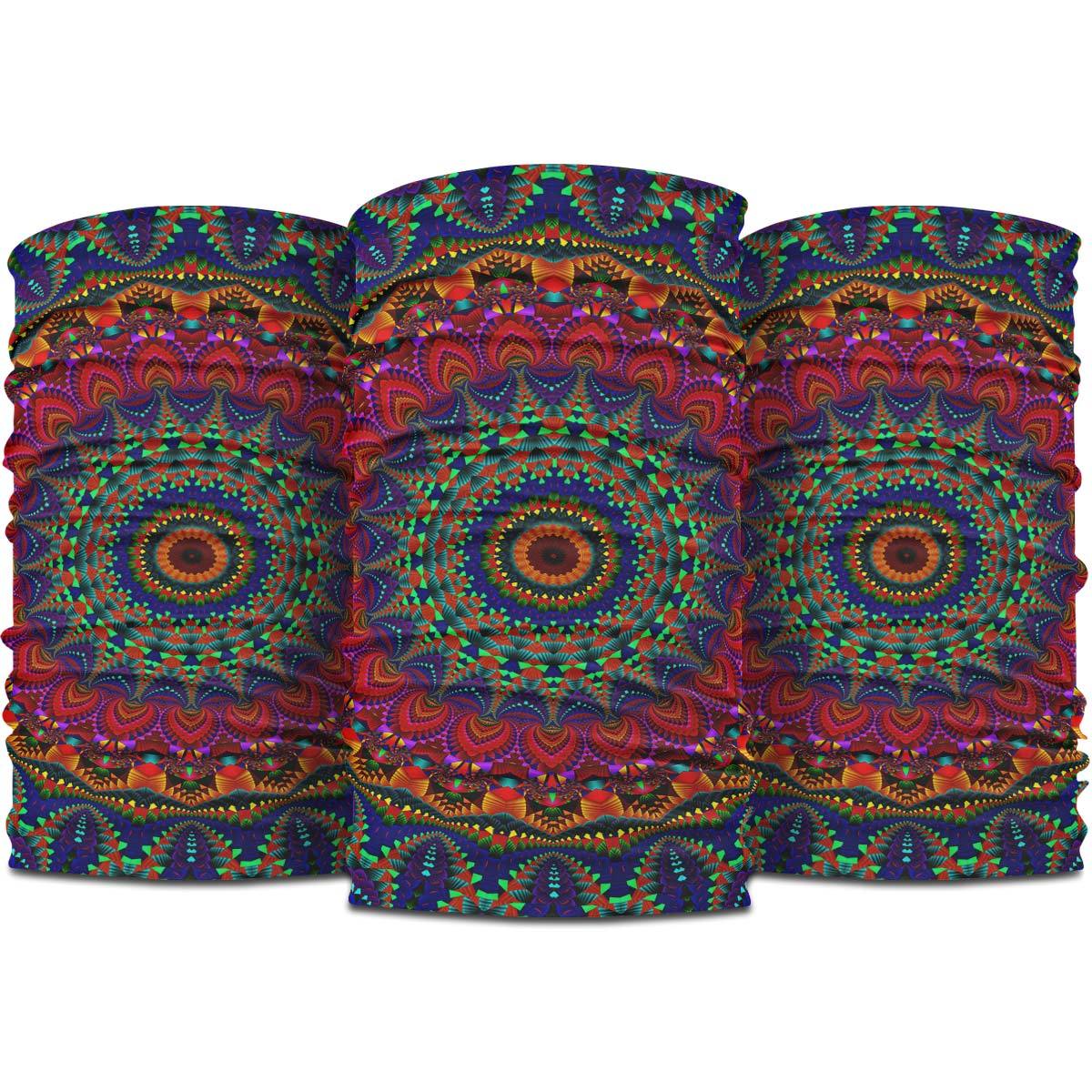 Bandana3packs 3-Pack Bandanas Kaleidoscope Mandala