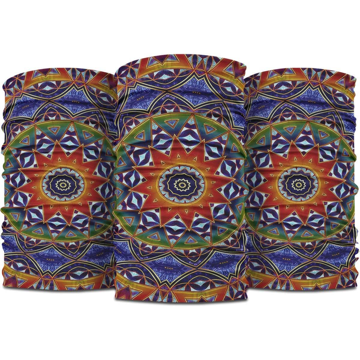 Bandana3packs 3-Pack Bandanas Sacred Sun Mandala