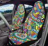 Car Seat Covers Set of 2 Car Seat Covers / Universal Fit Chaos