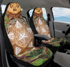 Car Seat Covers Set of 2 Car Seat Covers / Universal Fit Earth Dragon