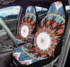 Car Seat Covers Set of 2 Car Seat Covers / Universal Fit Fire Red