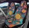 Car Seat Covers Set of 2 Car Seat Covers / Universal Fit Flower Power