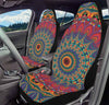 Car Seat Covers Set of 2 Car Seat Covers / Universal Fit Kaleidoscope Mandala