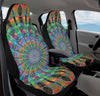 Car Seat Covers Set of 2 Car Seat Covers / Universal Fit Peacock Mandala