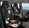 Car Seat Covers Set of 2 Car Seat Covers / Universal Fit Rose Vintage