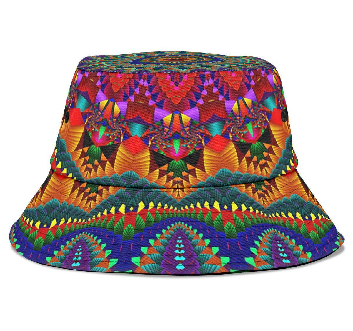 Gilliganhats Bucket Hat / One Size Kaleidoscope Mandala