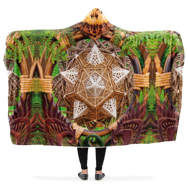 Hooded Blanket Hooded Blanket / One Size Earth Dragon