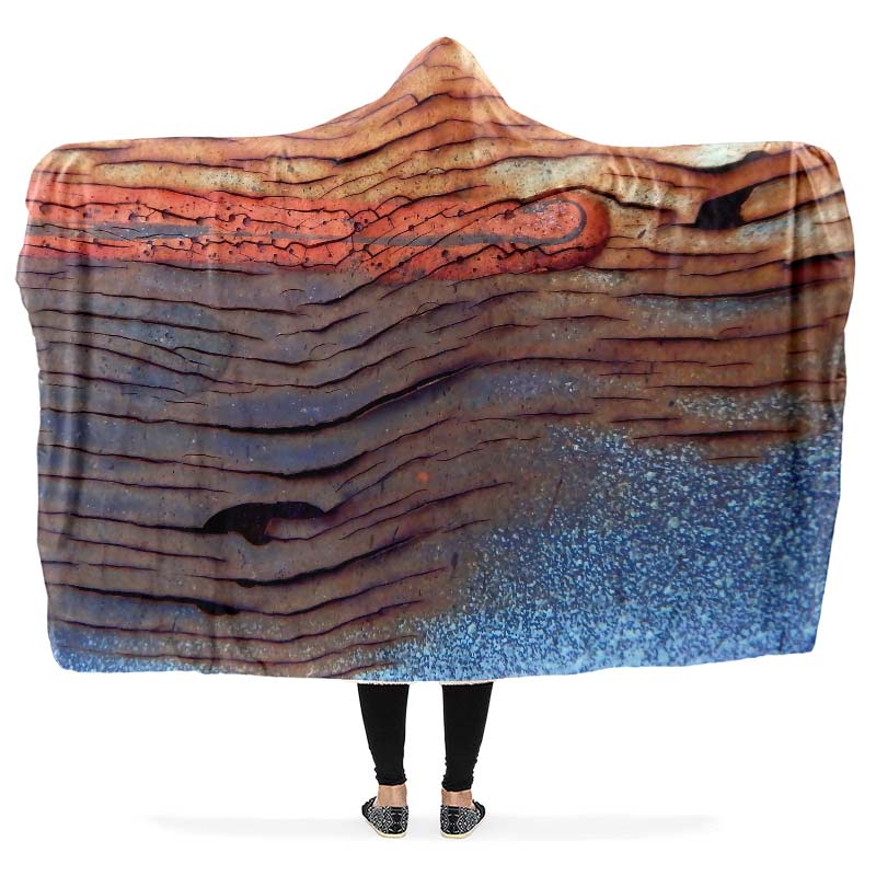 Hooded Blanket Hooded Blanket / One Size Hooked On Rust