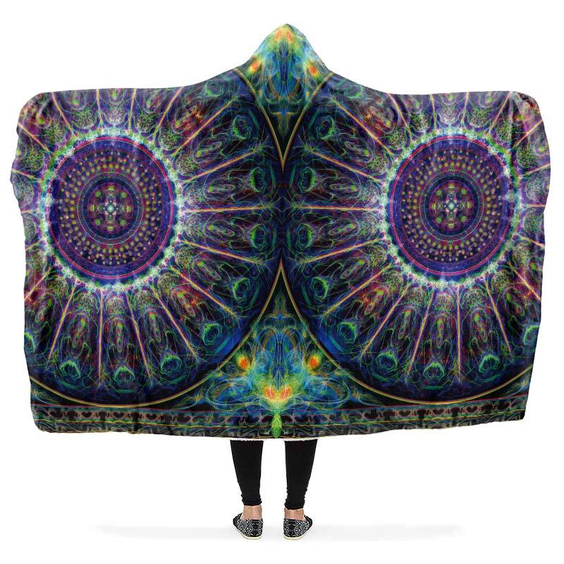Hooded Blanket Hooded Blanket / One Size Subtle Realm Mandala