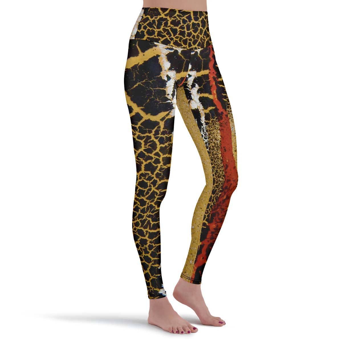 Leggings Leggings / XS Rivers Of Red White