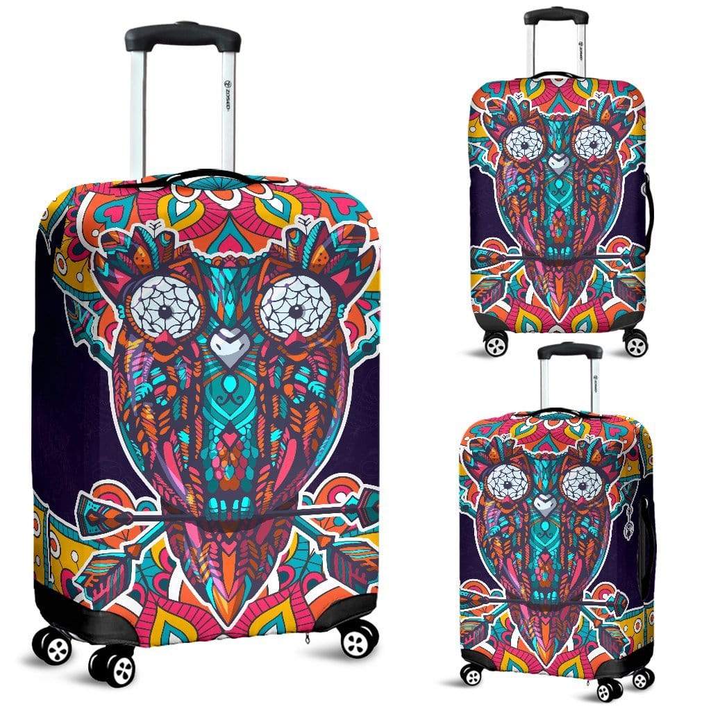 Luggage Covers Mandala Owl Luggage Cover