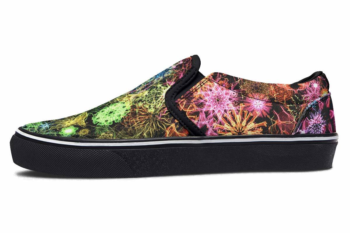 Slip On Women's Slipons / Black / US 6 / EU36 Psychedelic Starfield