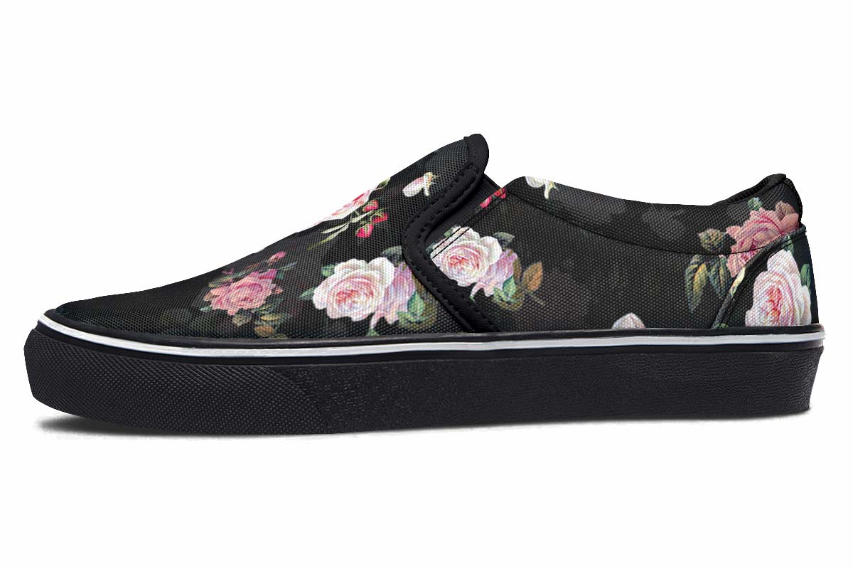 Slip On Women's Slipons / Black / US 6 / EU36 Rose Vintage