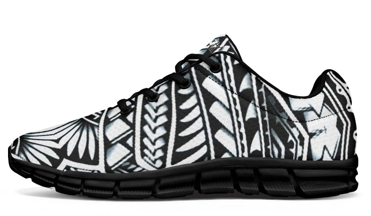 Sneakers Women's Sneakers / Black / US 5.5 / EU36 Polynesian Pattern