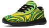 sporty Men's Sport Sneakers / Black / US 6 / EU39 Chartreuse