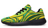 sporty Women's Sport Sneakers / Black / US 5.5 / EU36 Chartreuse