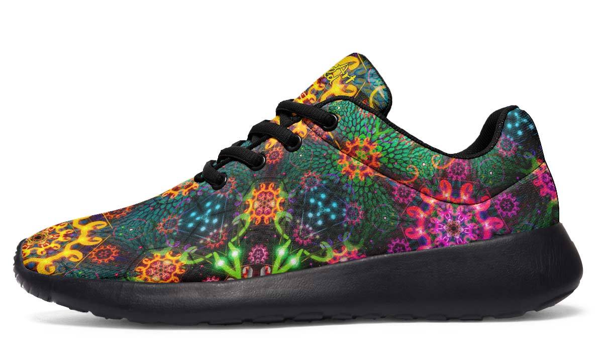 sporty Women's Sport Sneakers / Black / US 5.5 / EU36 Flower Power 2025 A.D.