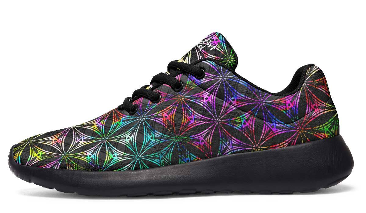 sporty Women's Sport Sneakers / Black / US 5.5 / EU36 Quantum Trip